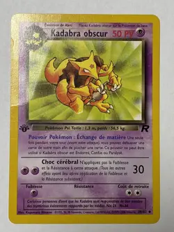 Pokemon TCG Dark Kadabra (Kadabra obscur) Unlimited Team Rocket FRENCH RARE - Image 1
