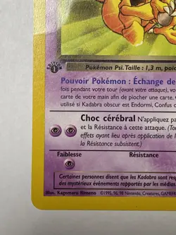 Pokemon TCG Dark Kadabra (Kadabra obscur) Unlimited Team Rocket FRENCH RARE - Image 3