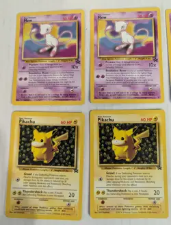 Vintage Lot 10 Pokemon Black Star Promo (5) #1 Ivy Pikachu and (5) #8 Mew - Image 2