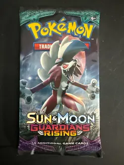 Pokemon Sun & Moon Guardians Rising Booster Pack - Sealed - Image 1
