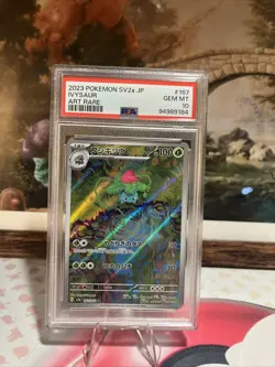 2023 Pokemon 151 - Ivysaur Art Rare Foil - SV2a #167 - Japanese PSA 10 - Image 1