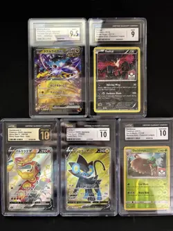 Pokemon TCG PSA Slabs Auction for All 5 - Image 1