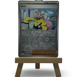 Pokemon Iono 185/193 Reverse Holo LP-NM - TCG Paldea Evolved PAL Trainer - Image 1