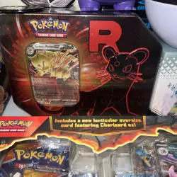 Pokemon TCG Team Rocket Persian Tin Destined Rivals Brand New Factory Sealed - Image 1