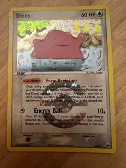 Pokemon Ditto 4/112 FireRed & LeafGreen Reverse Holo LP+ - Image 1