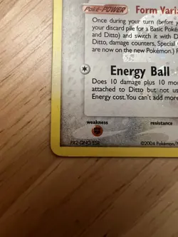 Pokemon Ditto 4/112 FireRed & LeafGreen Reverse Holo LP+ - Image 4