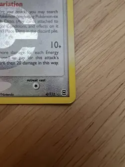 Pokemon Ditto 4/112 FireRed & LeafGreen Reverse Holo LP+ - Image 5