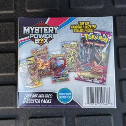 Pokemon Mystery Power Box SEALED Chase Pack Seeded 1:10 (5 Booster Packs) NEW - Image 3