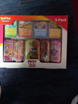 Pokemon Scarlet Violet 151 Mini Tins 5 Pack, Costco 2-Pack - Image 1