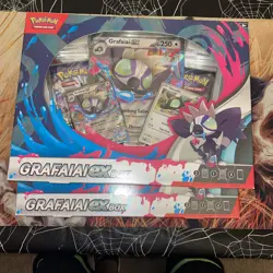 Pokemon TCG Grafaiai EX Box NEW/ FACTORY SEALED x2 - Image 1