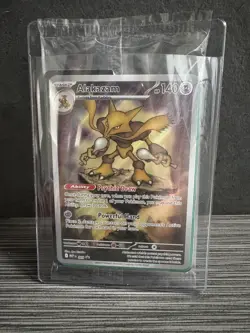 Pokemon Mega Evolutions ETB Alakazam Black Star Promo Sealed - Image 1