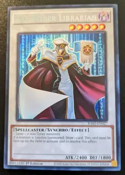 T.G. Hyper Librarian RA02-EN027 1st Ed Secret Rare Rarity Collection II Yu-Gi-Oh - Image 1