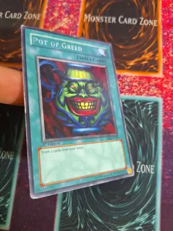 Yu-Gi-Oh! Pot of Greed MRL-E129 Rare 1st Edition Lightly Played - Image 2