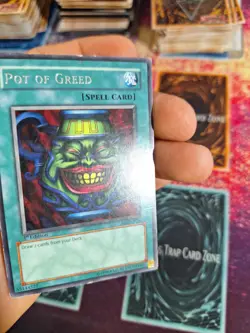 Yu-Gi-Oh! Pot of Greed MRL-E129 Rare 1st Edition Lightly Played - Image 3