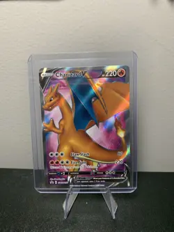 Charizard V - SWSH050 - Pokemon Sword & Shield Promo Full Art Ultra Rare Card NM - Image 1