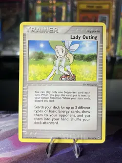 Lady Outing 87/107 Uncommon EX Deoxys Pokemon Card TCG - LP - Image 1