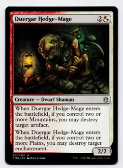 Duergar Hedge-Mage [200/320] CMA Uncommon Non-Foil [MTG Card English] - Image 1