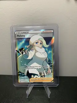 Melony - 195/198 - Pokemon Chilling Reign Sword & Shield Full Art Rare Card NM - Image 1