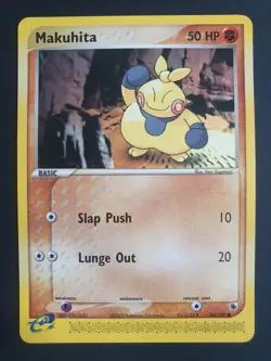 Makuhita 56/109 - Ruby and Sapphire Set - Pokemon Card - Excellent Condition - Image 1