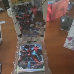 Digimon Card Game - Machine Black Starter Deck - Opened but Unplayed - Image 1