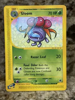 Gloom 78/165 - Expedition E-Series - Non-Holo Pokemon Card - LP Condition - Image 1