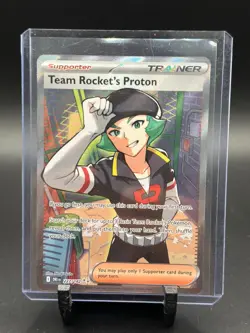 Pokemon Card Team Rockets Proton 227/182 Scarlet Violet Destined Rivals - Image 1