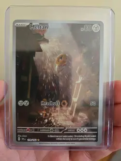 Pokemon Meltan TCG Holo Card 179/162SV05: Temporal Forces Illustration Rare, NM - Image 1