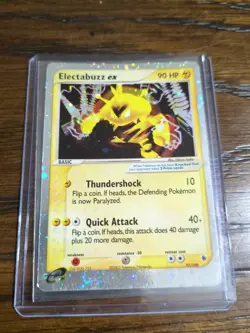 Pokemon TCG Electabuzz EX 97/109 Ruby and Sapphire Holo Card MP - Image 1