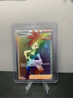 Flannery 215/198 Chilling Reign NM Full Art Secret Rainbow Rare Pokemon Card - Image 1