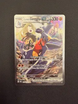Pokemon TCG Cynthia's Garchomp EX Holo Card 232/182 Destined Rivals Near Mint - Image 1