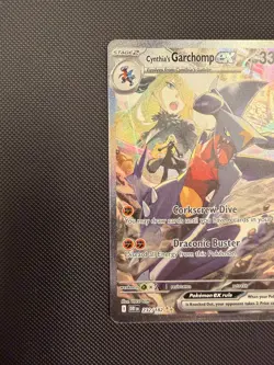 Pokemon TCG Cynthia's Garchomp EX Holo Card 232/182 Destined Rivals Near Mint - Image 2