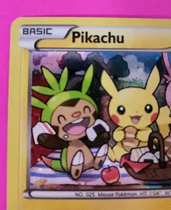 Pikachu - XY95 - Black Star Holo Rare Promo XY Sylveon - Pokemon Card - Image 3