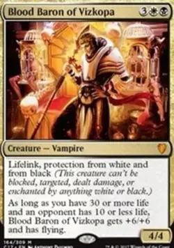 Slightly Played, English - 4 x MTG Blood Baron of Vizkopa Commander 2017 - Image 1