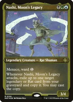 2x Nashi, Moon's Legacy - Foil Etched MAT NM MTG - Image 1
