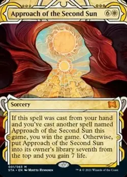 Approach of the Second Sun - Foil Etched Extended Art STA NM MTG - Image 1