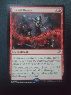 Uncivil Unrest | NM | Regular | March of the Machine MOC #35 | MTG - Image 1