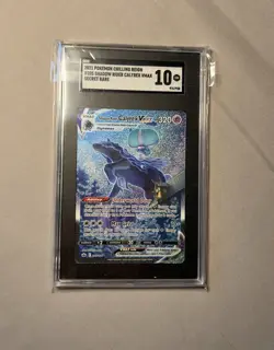 CGC 10 Shadow Rider Calyrex VMAX 205/198 Alt Art Secert Chilling Reign Pokemon - Image 1