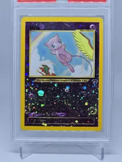 2001 POKEMON SOUTHERN ISLANDS PROMO #1 MEW-HOLO PSA 9 TWO SWIRLS - Image 2