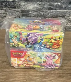 Pokemon TCG Prismatic Evolutions Mini Tin Display Box Full Set of 8 SEALED Tins - Image 1