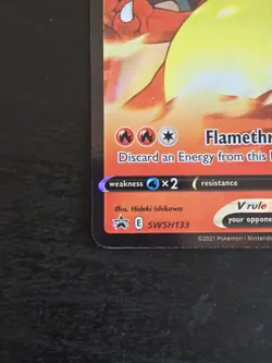Lance's Charizard V SWSH133 - Celebrations - Promo Regular Size - Pokemon - Image 4