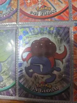Pokemon - Gloom #44 Holo Foil - Topps TV Animation Blue Logo LP - Image 1