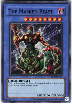The Masked Beast RP02-EN027 Yugioh TCG Super Rare NM - Image 1