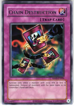Chain Destruction RP02-EN004 Yugioh TCG Rare NM - Image 1