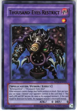 Thousand-Eyes Restrict RP02-EN021 Yugioh TCG Ultra Rare LP - Image 1