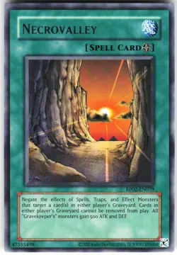 Necrovalley RP02-EN079 Yugioh TCG Rare NM - Image 1
