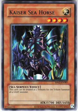 Kaiser Sea Horse RP02-EN087 Yugioh TCG Rare NM - Image 1