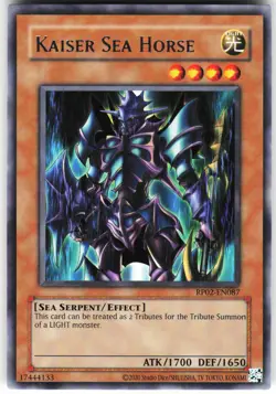 Kaiser Sea Horse RP02-EN087 Yugioh TCG Rare LP - Image 1