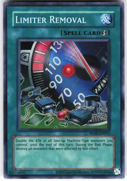 Limiter Removal RP02-EN015 Yugioh TCG Super Rare NM - Image 1
