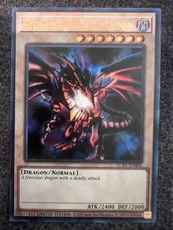 Yugioh Red-Eyes Black Dragon LC01-EN006 Ultra Rare Limited Edition NM - Image 1