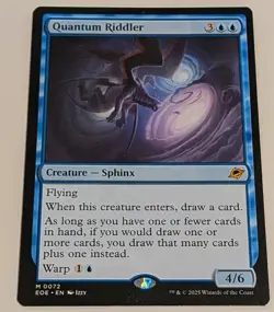 MTG Quantum Riddler Edge of Eternities Regular Card 0072 - Image 1